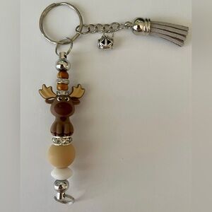 New Kawaii Silly Moose Keychain/Pendant/for backpack/bag /purse charm